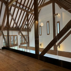 black posi glaze frameless channel Faversham