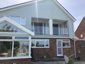 Kent seaside Glass Balustrades 