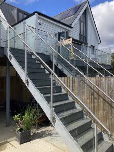Framed Glass Balustrades Kent coast projects 
