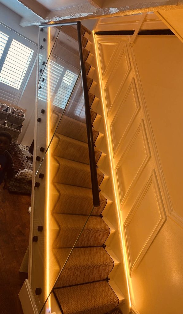 Glass Balustrades with LED's